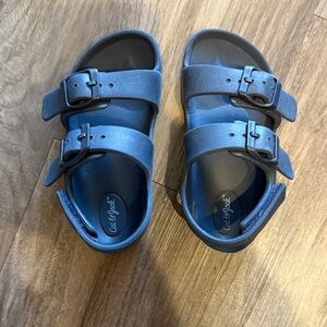 Cat & Jack Navy Double-Buckle Kids Sandals